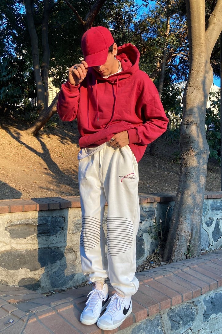 Striped Oversize Sweatpants