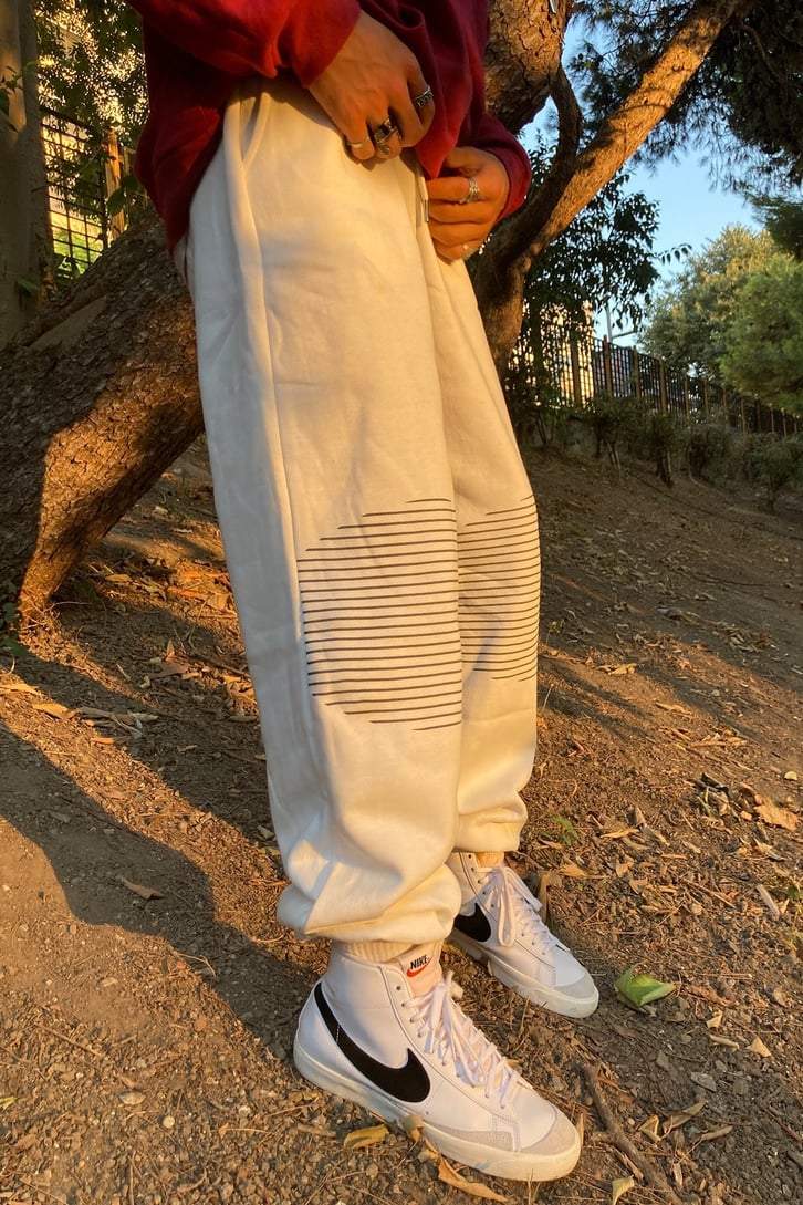 Striped Oversize Sweatpants