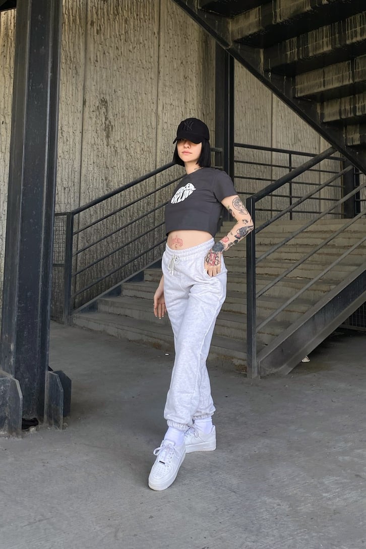Sucked For Love Baskılı Crop Tshirt