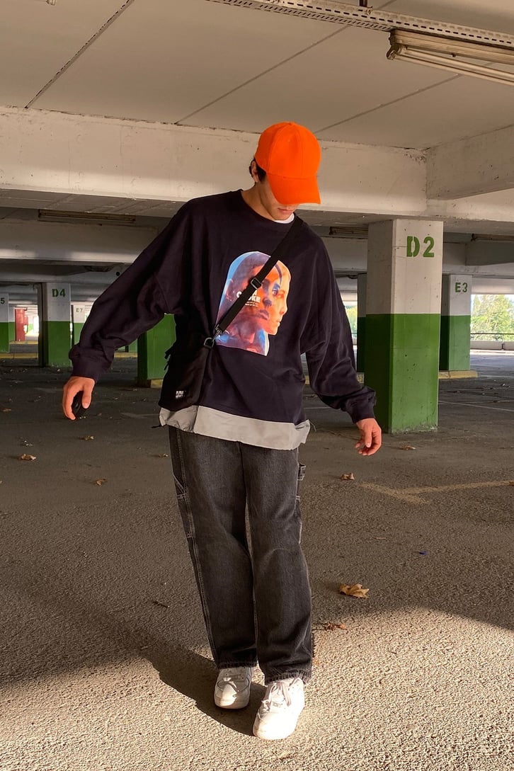 SUN CHOKE BASKILI OVERISZE SWEATSHIRT