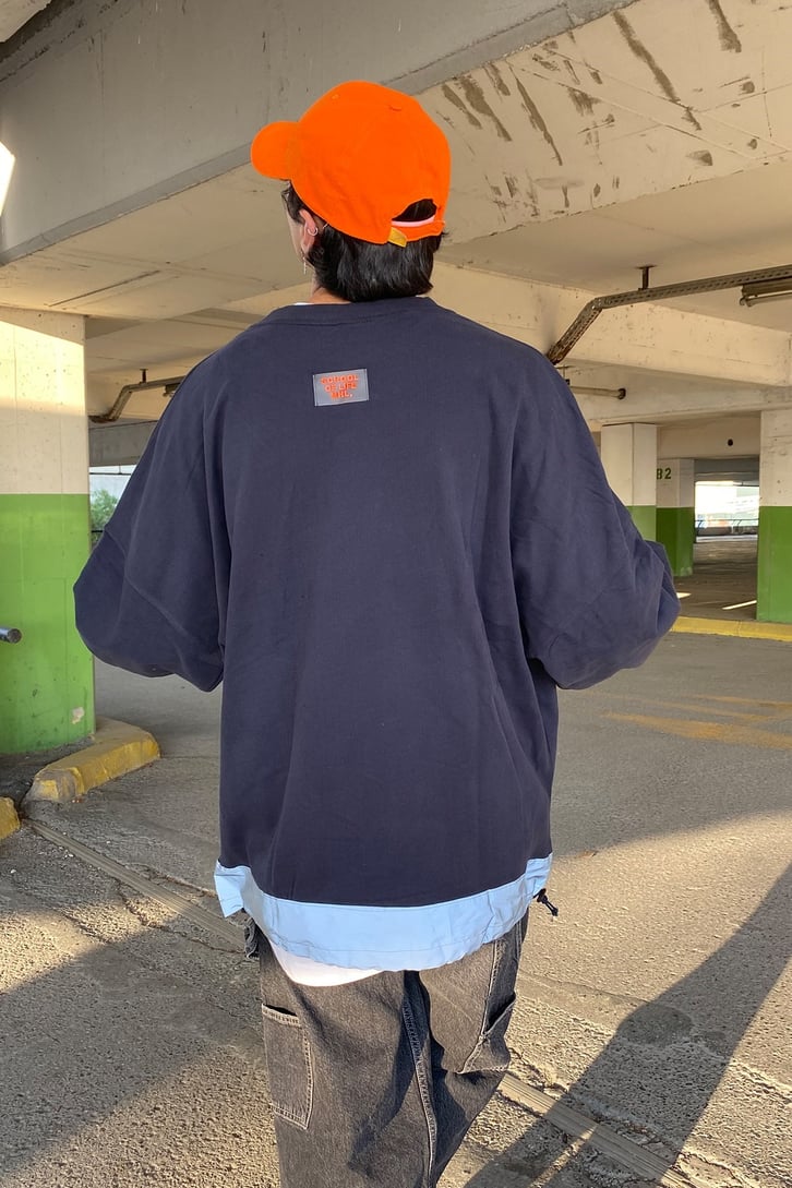 SUN CHOKE BASKILI OVERISZE SWEATSHIRT