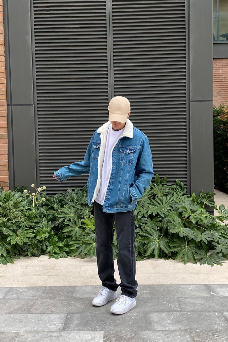 SUNİ YÜNLÜ OVERSIZE PREMIUM KOT CEKET
