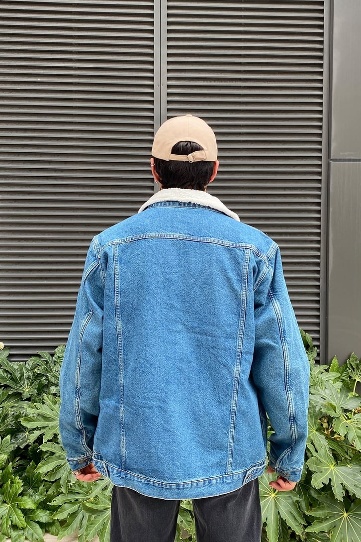 SUNİ YÜNLÜ OVERSIZE PREMIUM KOT CEKET