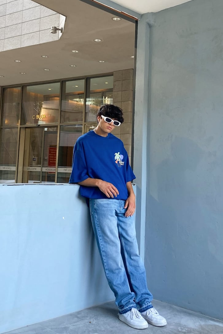 Sunshine Sırt Baskılı Oversize Tshirt