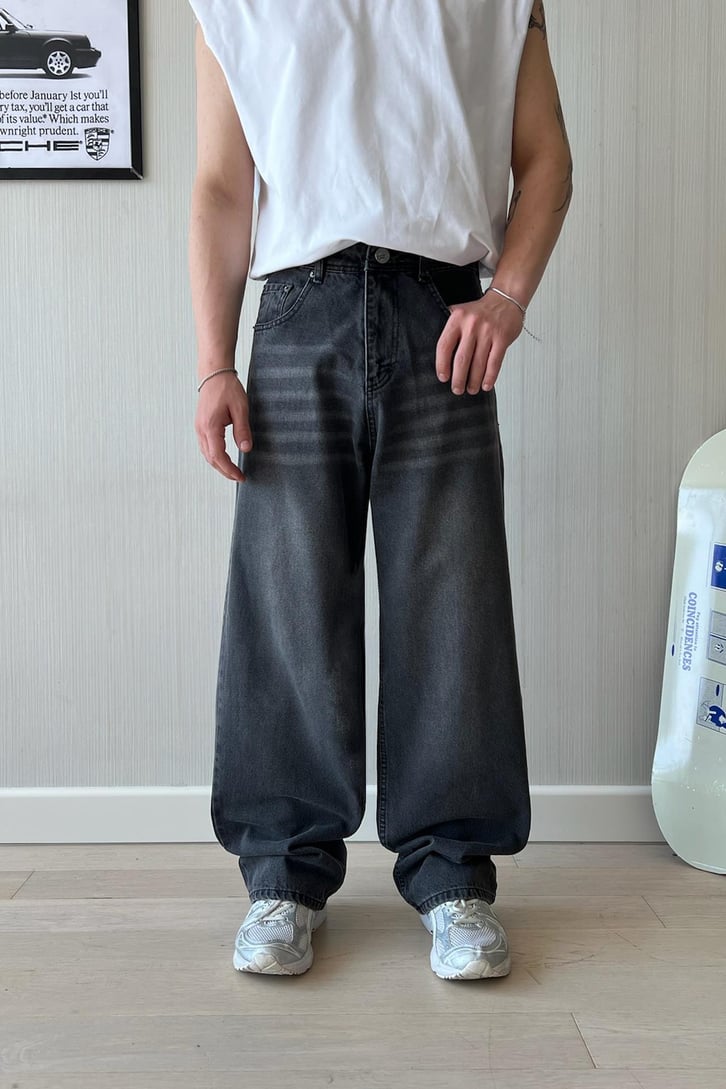 Super Baggy Kar Yıkama Jean