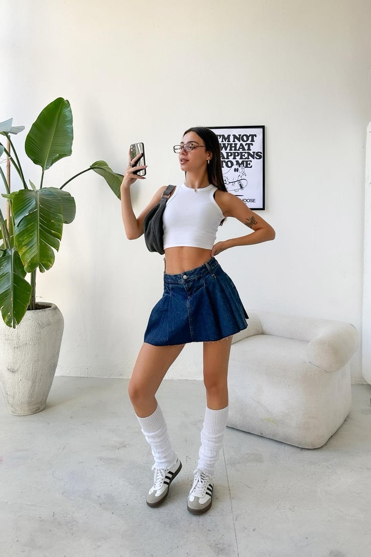 Super Mini Denim Etek
