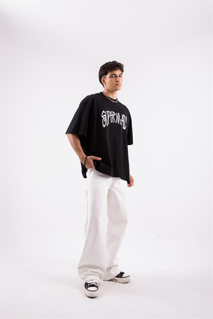 Supermade Baskılı Oversize Tshirt