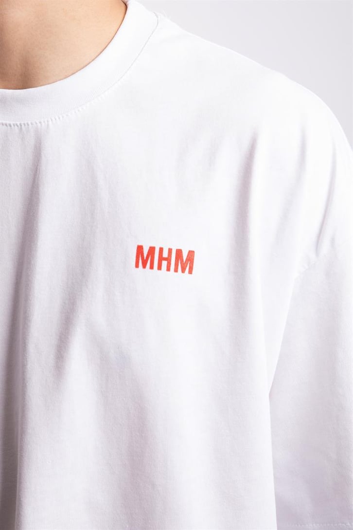 Survive Sırt Baskılı Beyaz Oversize Tshirt