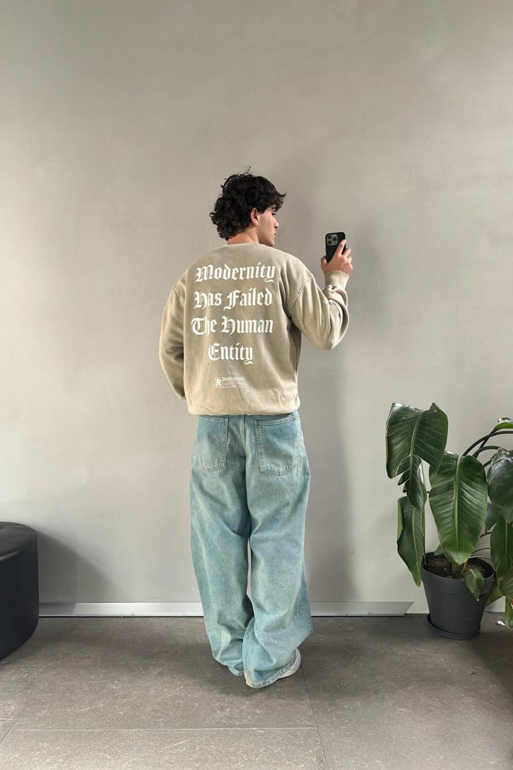 Systems Cannot Save Us Experiences  Baskılı Sweatshirt