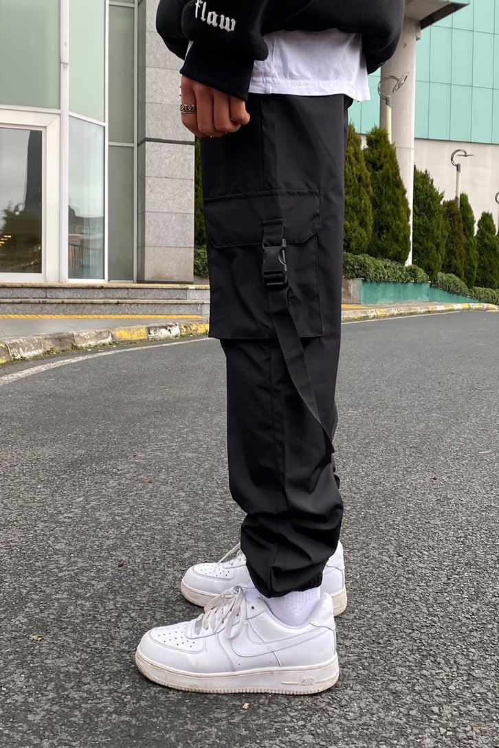 Tactical Pocket Oversize Jogger Pants