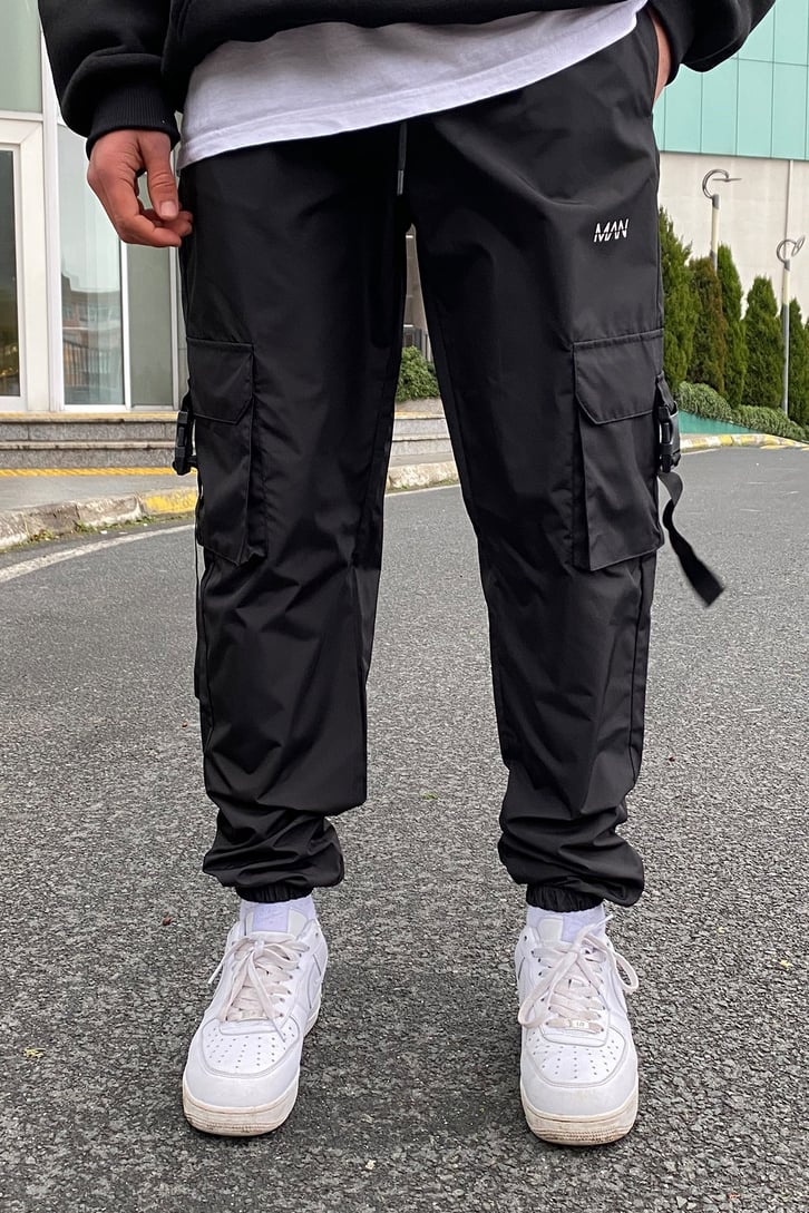 Tactical Pocket Oversize Jogger Pants