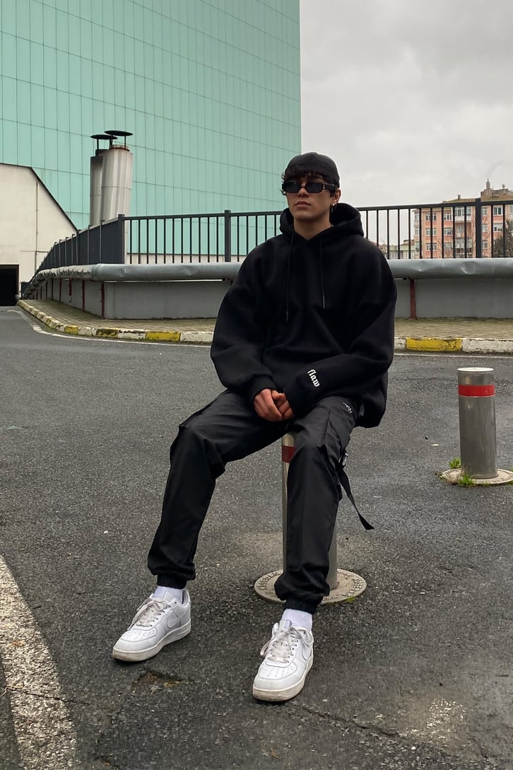 Tactical Pocket Oversize Jogger Pants