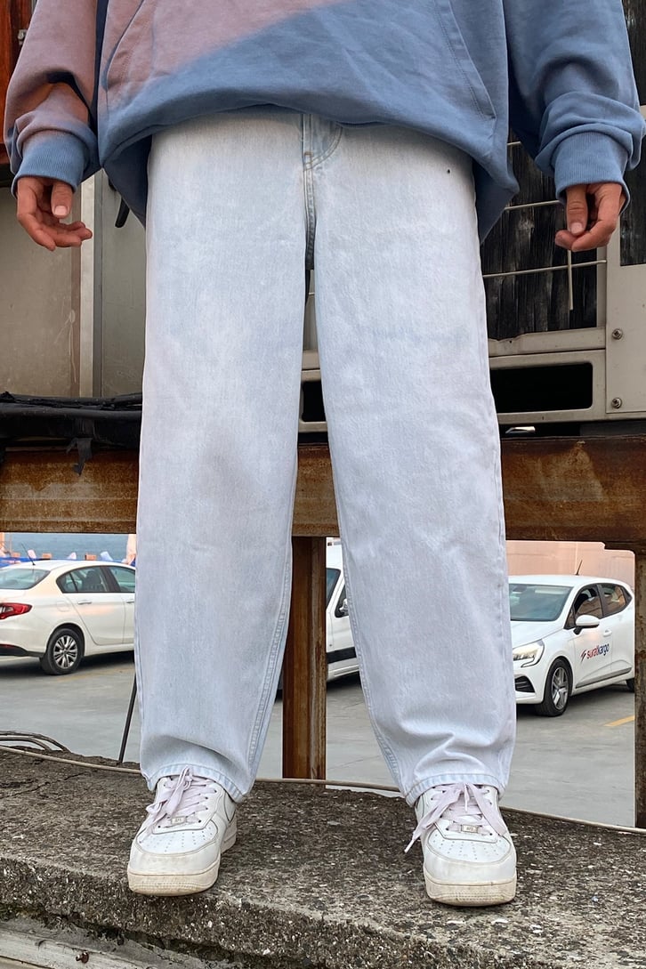 TAŞLAMALI LOSSE FIT JEAN