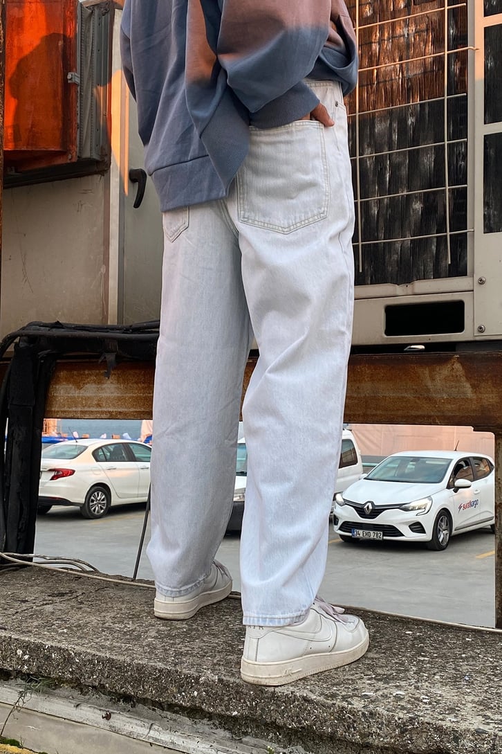 TAŞLAMALI LOSSE FIT JEAN