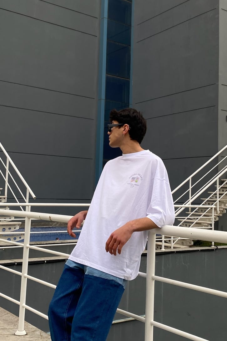 Tennis Club Oversize Printed Tshirt