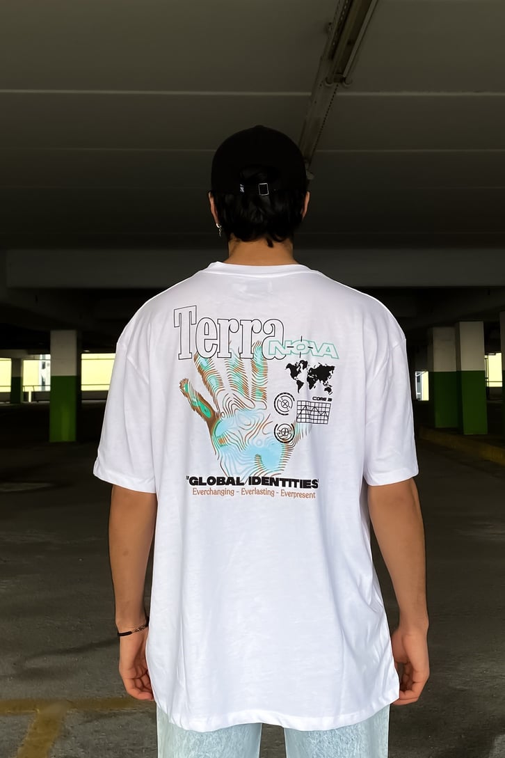 Terra Nova Oversize Printed Tshirt