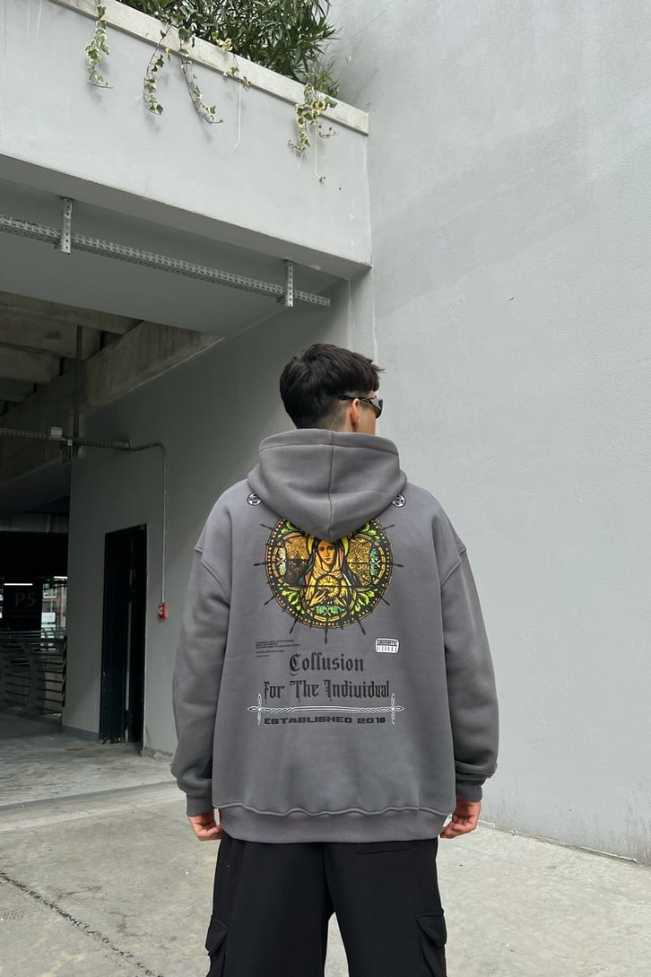 The Indiuidual Baskılı Oversize Sweatshirt