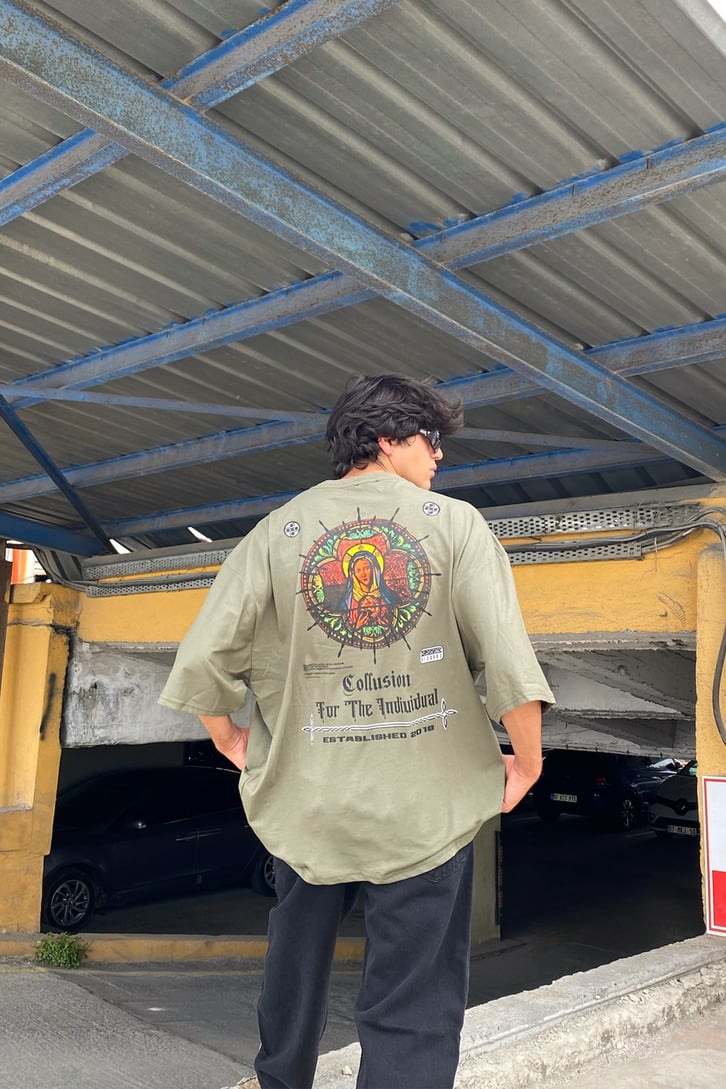 The Indiuidual Baskılı Oversize Tshirt