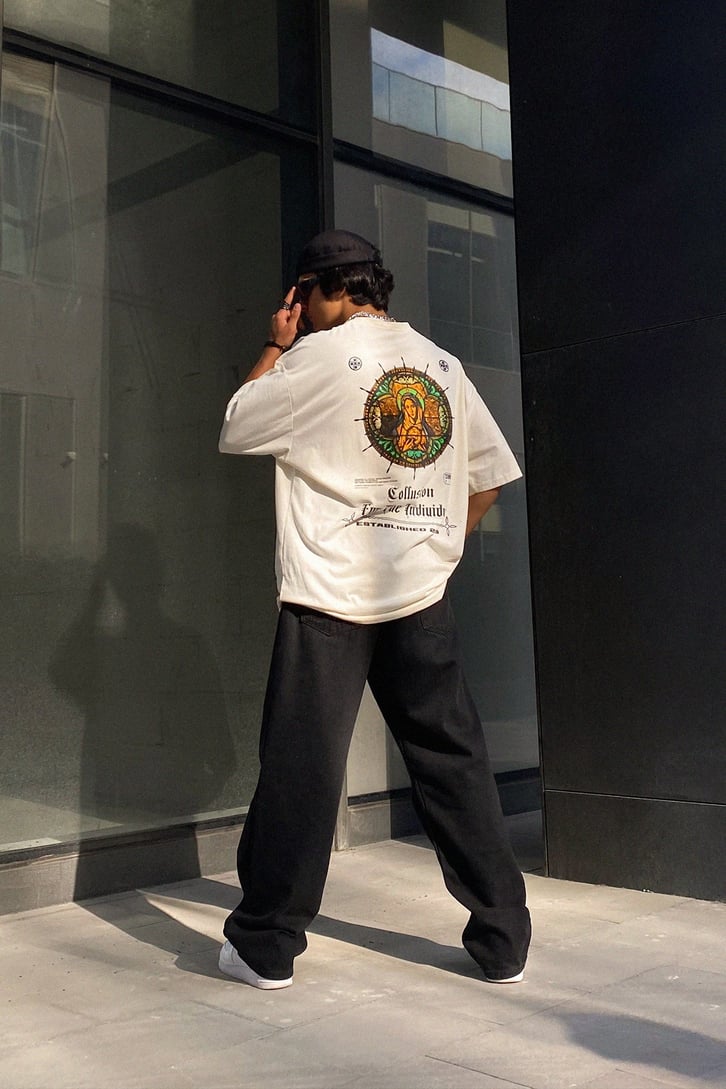 The Indiuidual Baskılı Oversize Tshirt