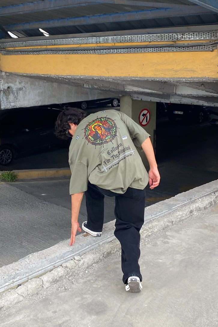 The Indiuidual Baskılı Oversize Tshirt