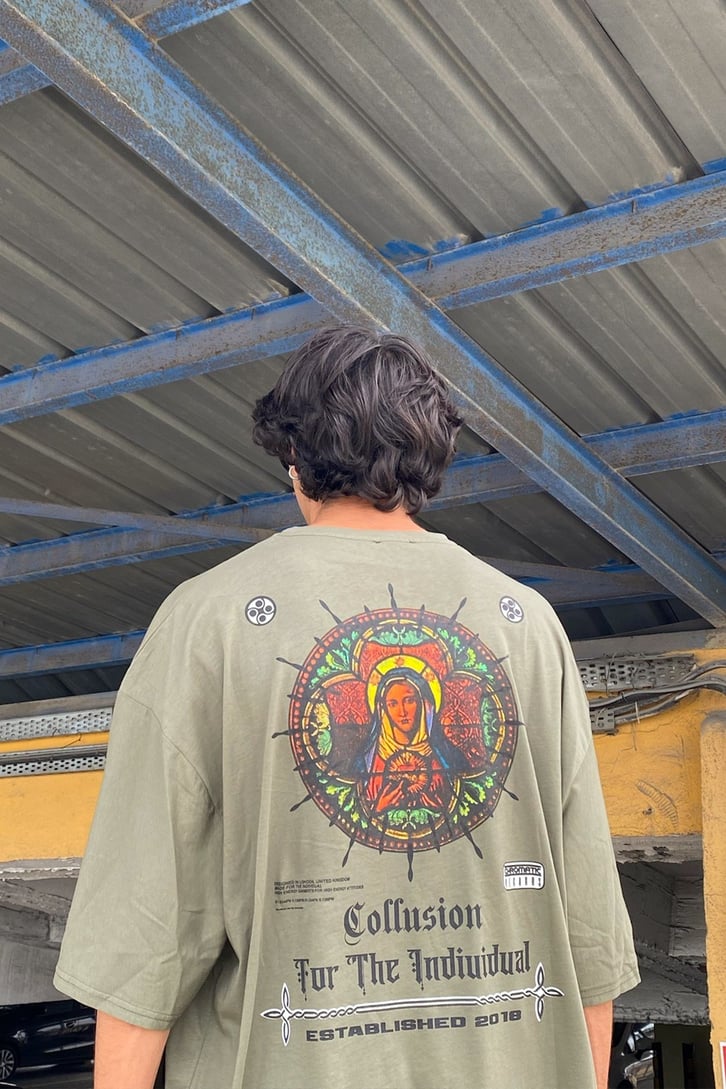 The Indiuidual Baskılı Oversize Tshirt