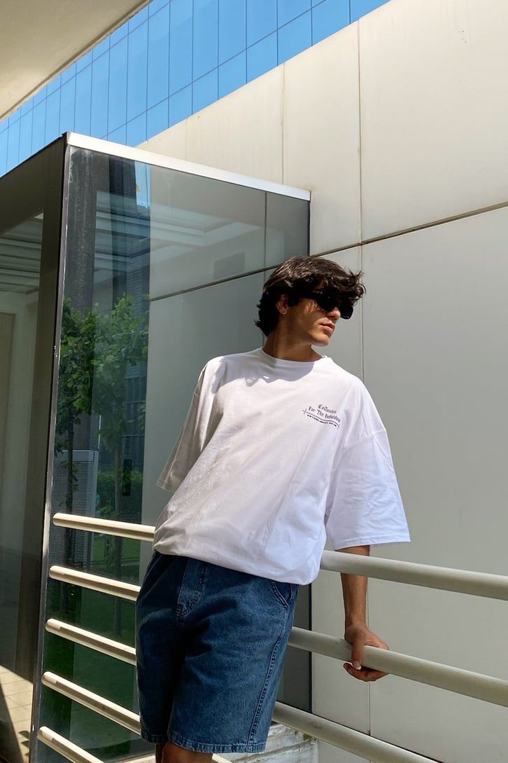 The Indiuidual Baskılı Oversize Tshirt