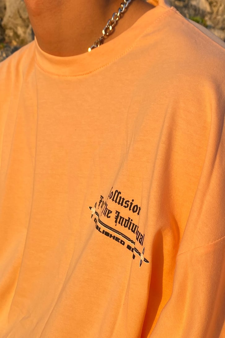 The Indiuidual Baskılı Yavruağzı Oversize Tshirt