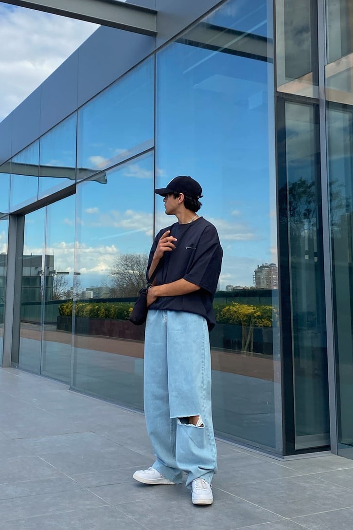 The Indiuidual Baskılıı Oversize Tshirt