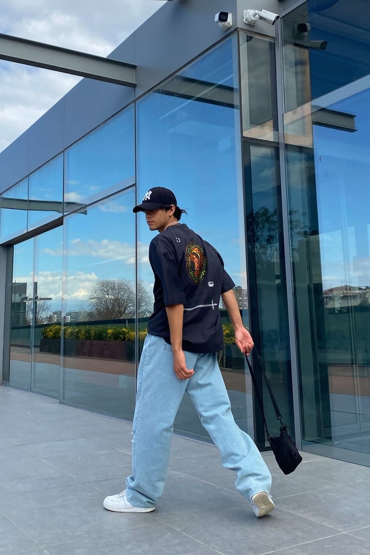 The Indiuidual Baskılıı Oversize Tshirt