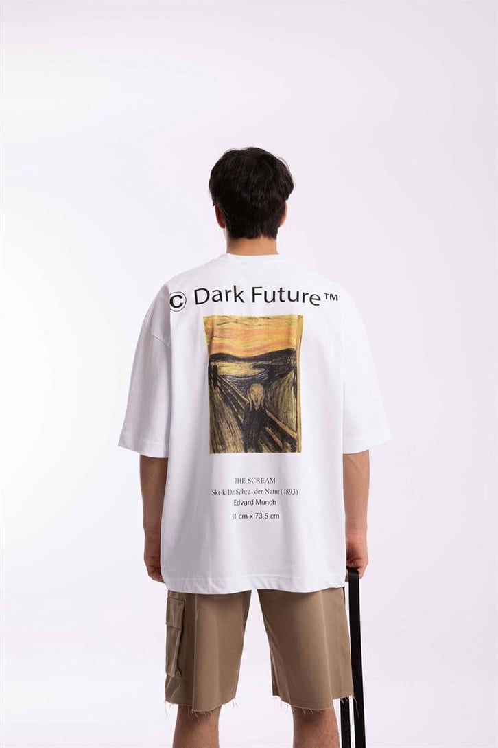 The Scream Sırt Baskılı Tshirt