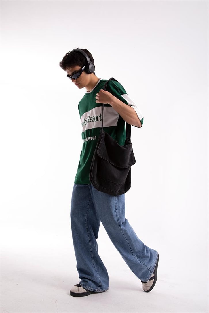 The Ski Resort Nakışlı Oversize Tshirt