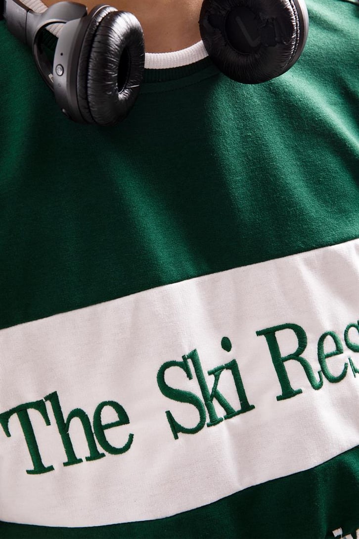 The Ski Resort Nakışlı Oversize Tshirt