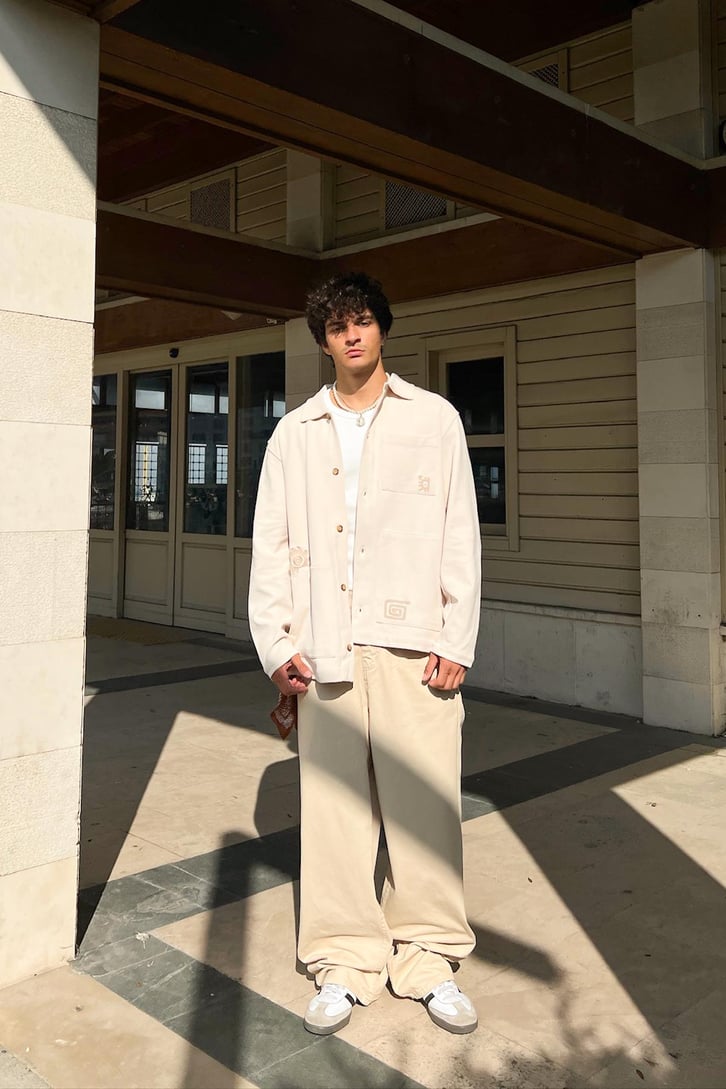 Theo Gabardin Baggy Pantolon