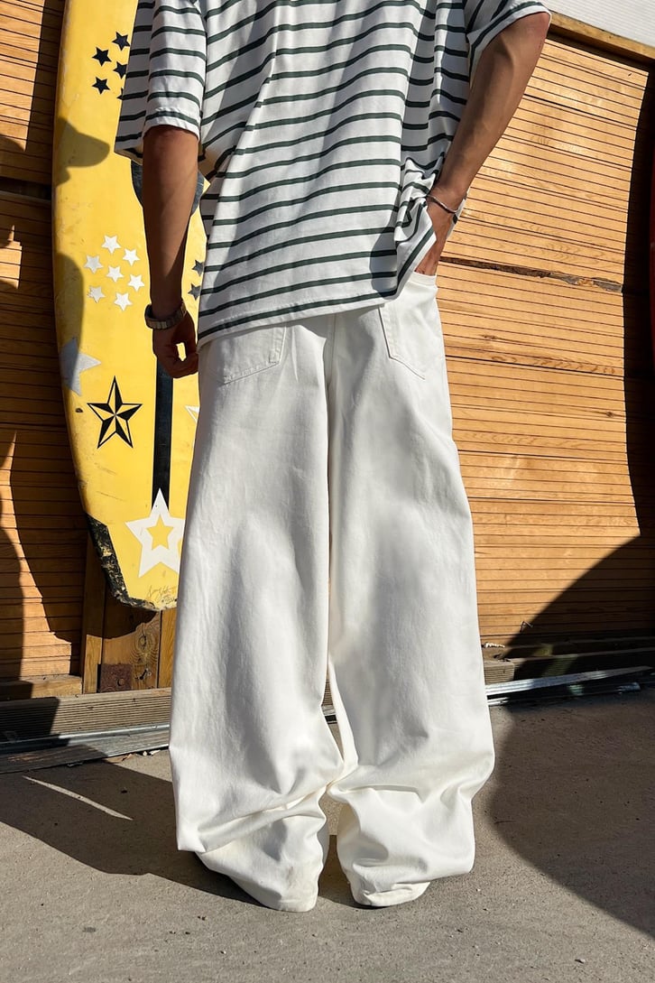 Theo Gabardin Baggy Pantolon
