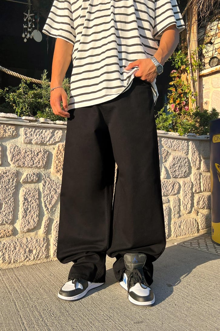 Theo Gabardin Baggy Pantolon
