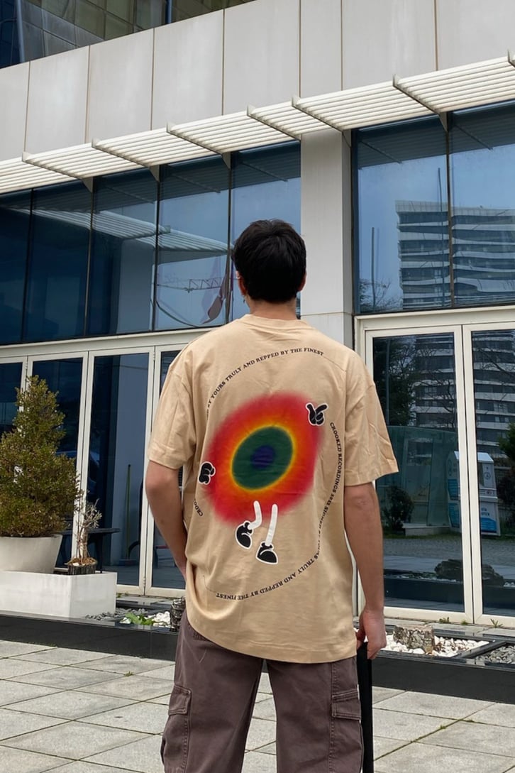 Thermal Head Oversize Printed Tee