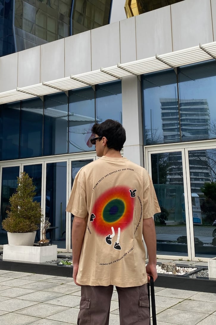 Thermal Head Oversize Printed Tee