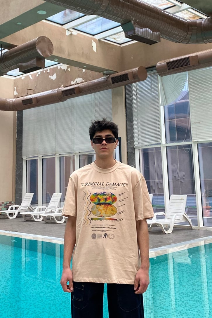 Thermal Map Printed Tshirt