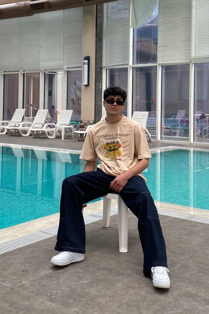 Thermal Map Printed Tshirt