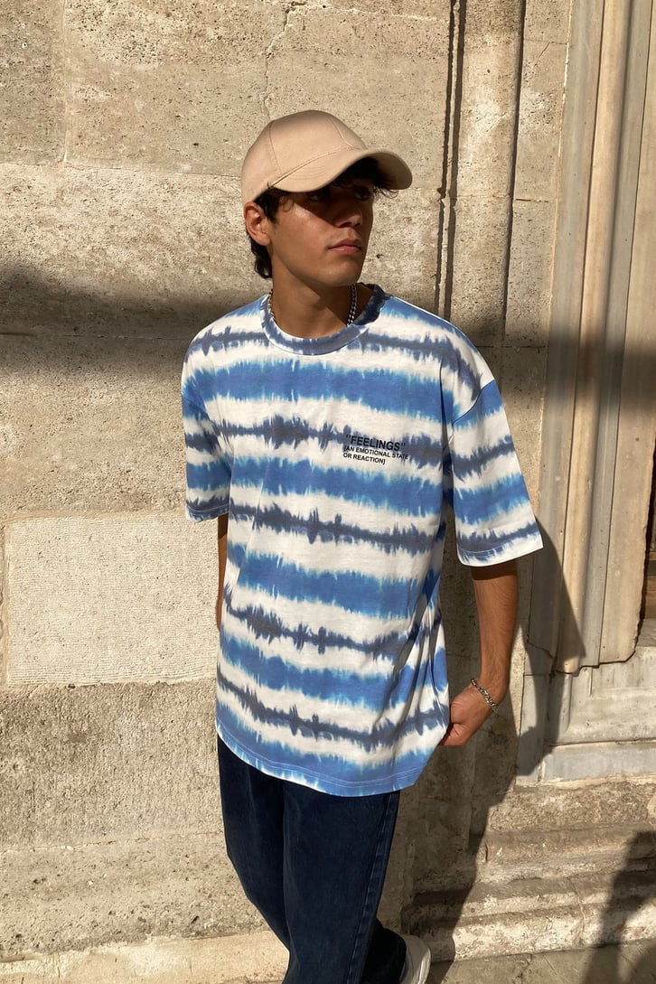 TIE DYE YIKAMALI OVRESIZE TSHIRT