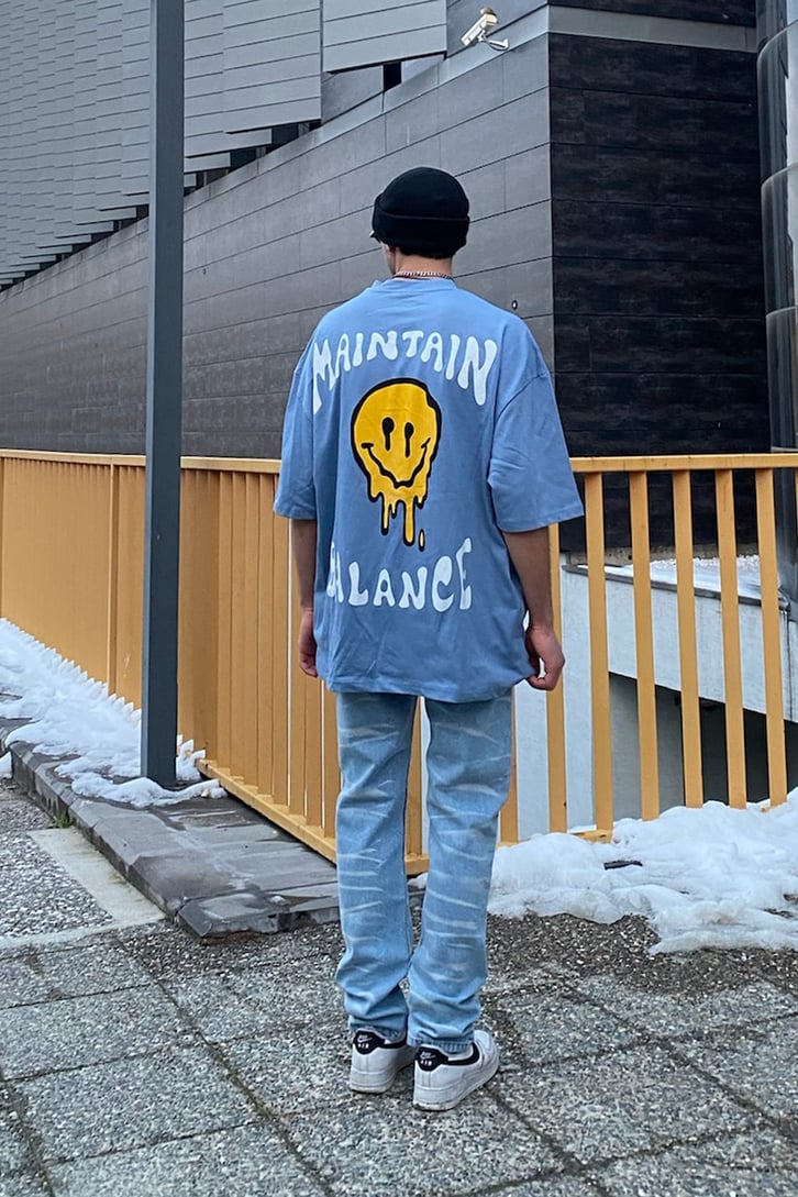 Tie-Dye Yıkamalı Premium Losse Fit JEan