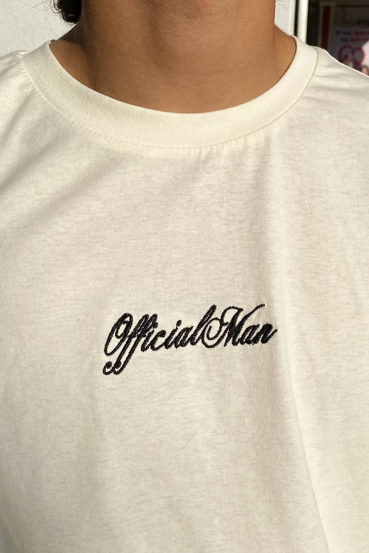 Timeless Nostalgia Baskılı Ekru Oversize Tshirt
