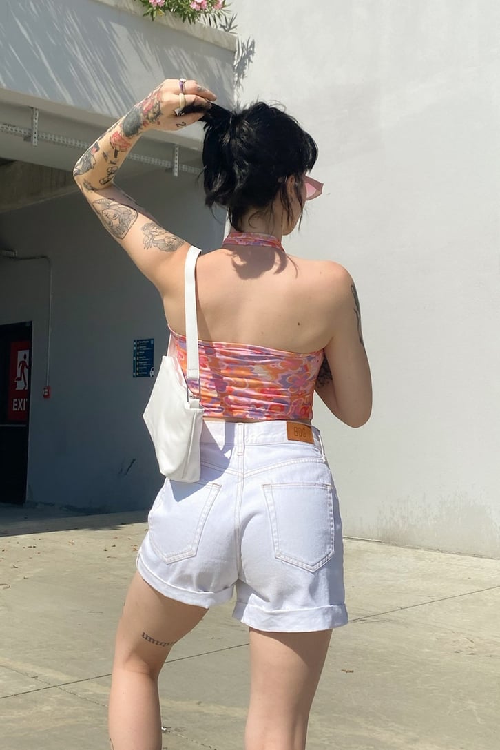 Toka Detay Colorful Crop