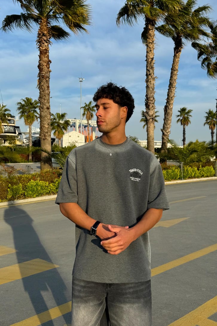 Track Field Baskılı Tshirt