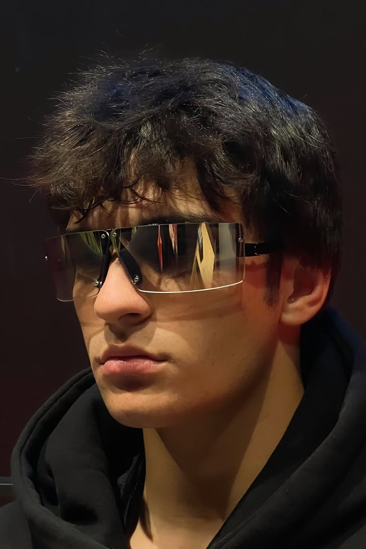 Transparent Full Glass Siyah Streetwear Gözlük