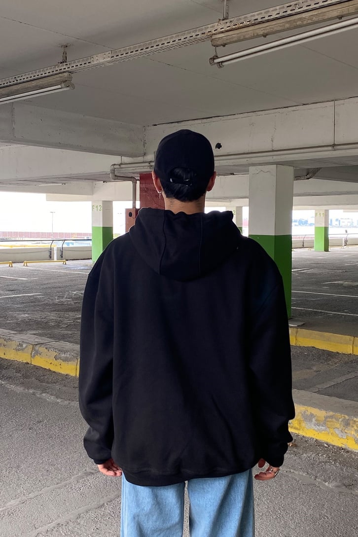 TRASHER BASKILI OVERSIZE HOODIE