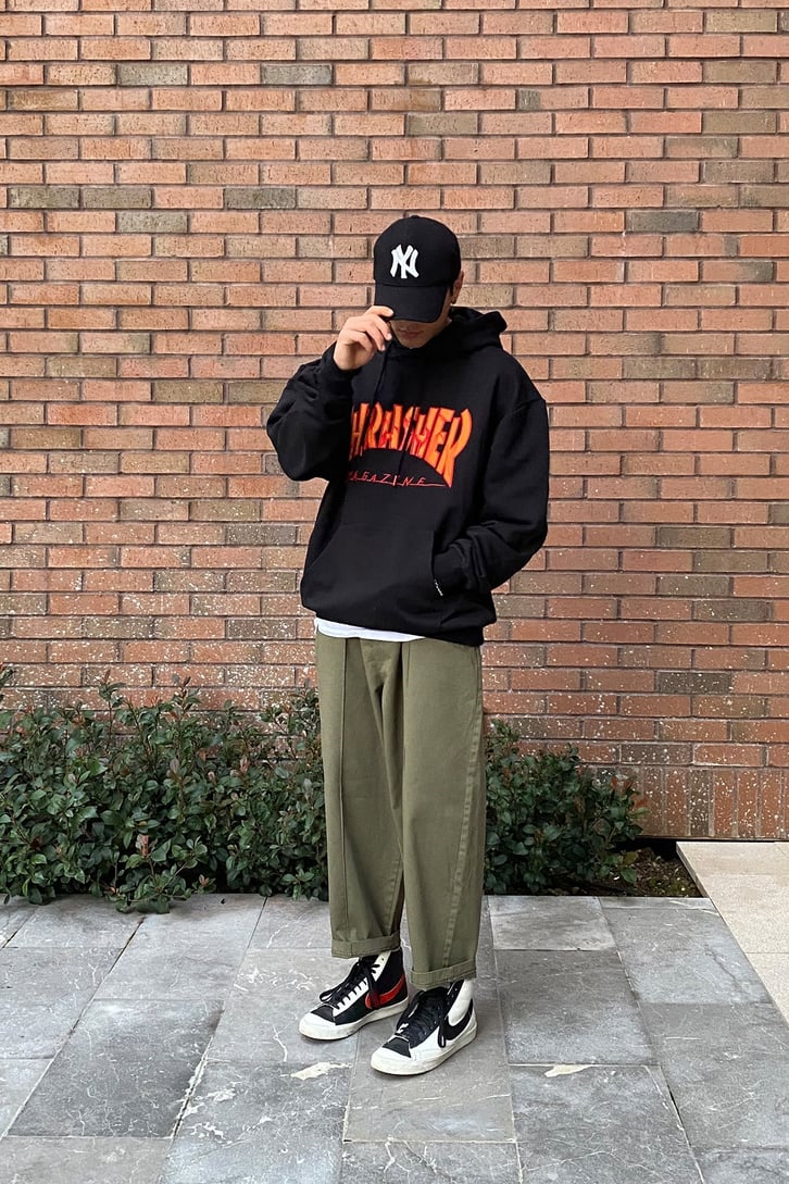 TRASHER BASKILI PREMIUM OVERSIZE HOODIE