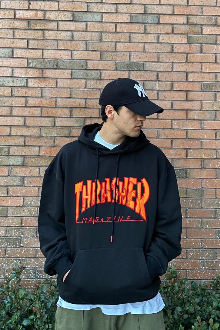 TRASHER BASKILI PREMIUM OVERSIZE HOODIE