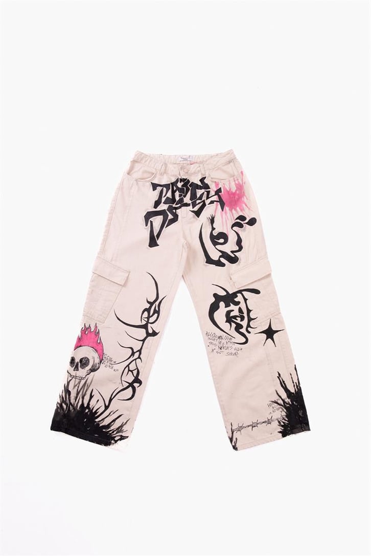 Tribal Skull Custom Pants