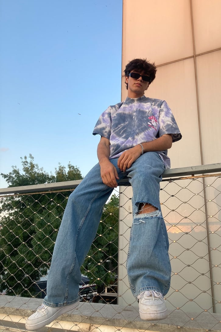 TRIPPY MUSHROOM OVERSIZE TSHIRT